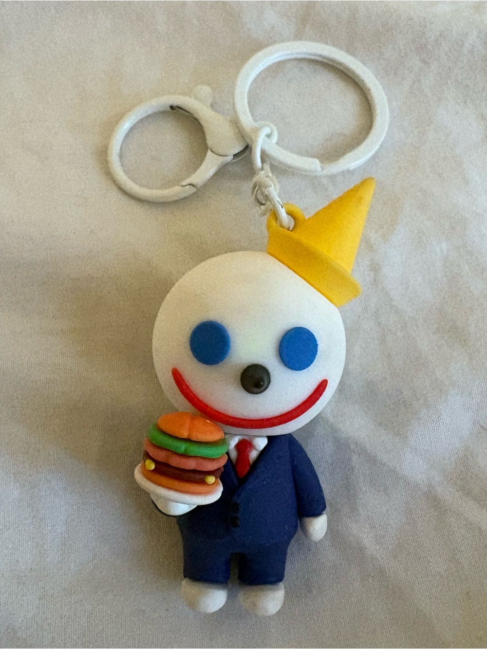 RARE Jack In The Box 2026 JIBBI Charm Keychain "The Boss" Limited Edition